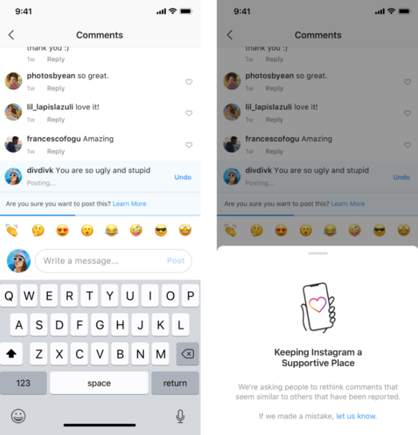 Are You Sure? Instagram’s New Anti-Bullying Feature Issues Warnings on Comments - Sputnik International