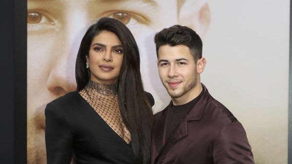 Priyanka Chopra, left, and Nick Jonas attend the World Premiere of Chasing Happiness, on Monday, June 3, 2019, in Los Angeles - Sputnik International