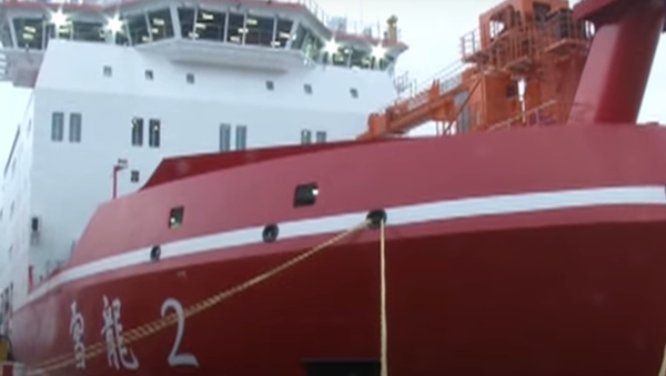China Launches First Ever Domestic Icebreaker Vessel - Sputnik International