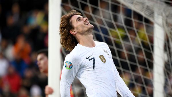 France's forward Antoine Griezmann reacts during the UEFA Euro 2020 qualification football match between Andorra and France at the National stadium in Andorra La Vella, on June 11, 2019 France's forward Antoine Griezmann reacts during the UEFA Euro 2020 qualification football match between Andorra and France at the National stadium in Andorra La Vella, on June 11, 2019 - Sputnik International