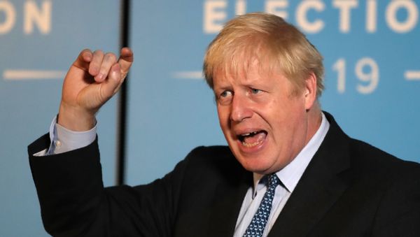 Conservative MP and leadership contender Boris Johnson gestures as he takes part in a Conservative Party Hustings event in Wyboston, Bedfordshire, East of England on July 13, 2019 Conservative MP and leadership contender Boris Johnson gestures as he takes part in a Conservative Party Hustings event in Wyboston, Bedfordshire, East of England on July 13, 2019 - Sputnik International