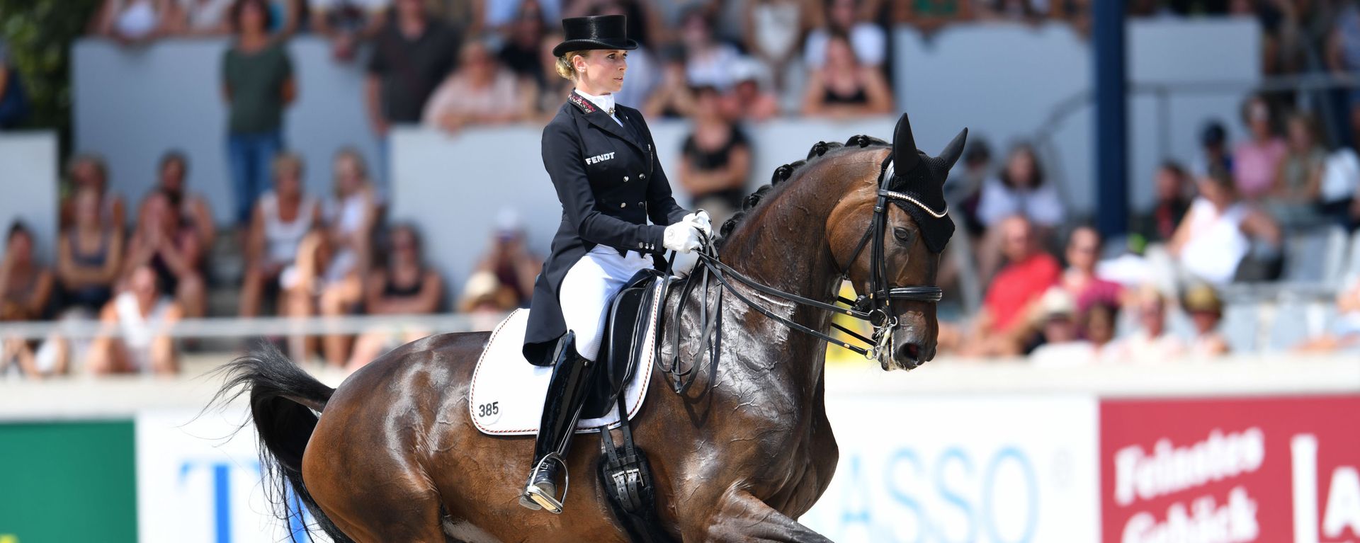 German dressage rider Jessica von Bredow-Werndl on her horse Dalera competes during the World Equestrian Festival CHIO in Aachen Germany on July 21, 2018 - Sputnik International, 1920, 16.07.2019