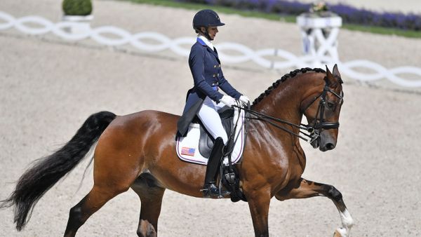 Laura Graves of the USA performs on Verdades at the Grand Prix Freestyle Dressage CDIO at the CHIO Equestrian Festival in Aachen, Germany, Sunday, July 23, 2017 - Sputnik International