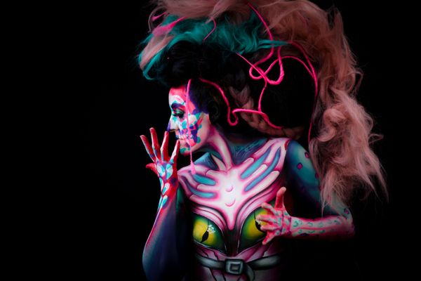 A model at the 2019 World Bodypainting Festival. A model at the 2019 World Bodypainting Festival. - Sputnik International