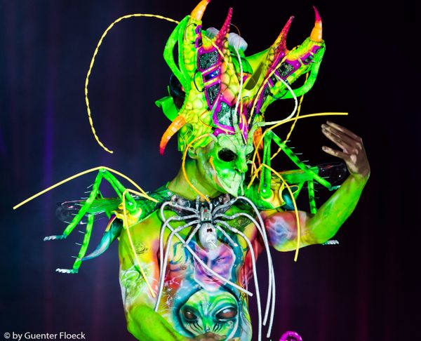 A model at the 2019 World Bodypainting Festival. A model at the 2019 World Bodypainting Festival. - Sputnik International