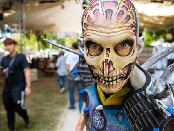 A model at the 2019 World Bodypainting Festival. A model at the 2019 World Bodypainting Festival. - Sputnik International