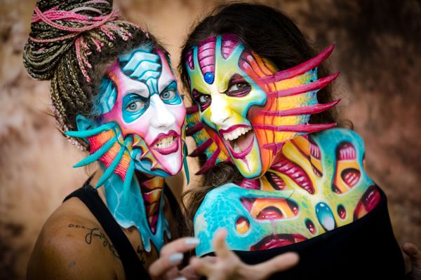 Models at the 2019 World Bodypainting Festival. Models at the 2019 World Bodypainting Festival. - Sputnik International