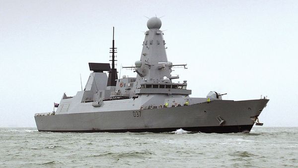 HMS Duncan, a Type 45 Destroyer, which will relieve HMS Montrose in the region as Iran threatens to disrupt shipping. Iran on Friday, July 12, 2019 demanded the British navy release an Iranian oil tanker seized last week off Gibraltar, accusing London of playing a “dangerous game” and threatening retribution - Sputnik International