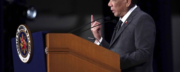 Philippine President Rodrigo Duterte delivers a speech at the special session of the International Conference on The Future of Asia Friday, May 31, 2019, in Tokyo Philippine President Rodrigo Duterte delivers a speech at the special session of the International Conference on The Future of Asia Friday, May 31, 2019, in Tokyo - Sputnik International