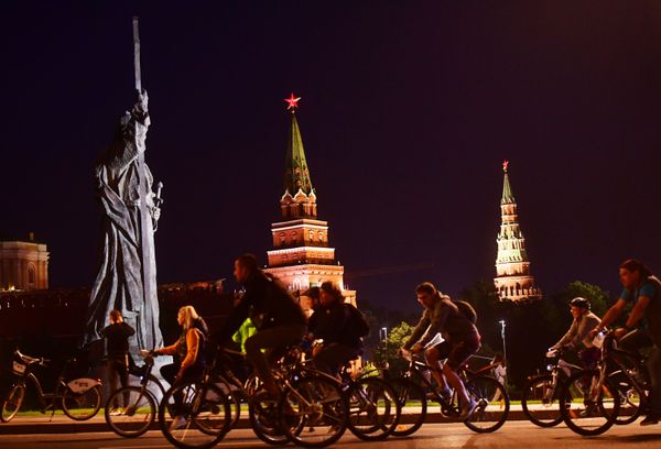 Night bike fest in Moscow - Sputnik International