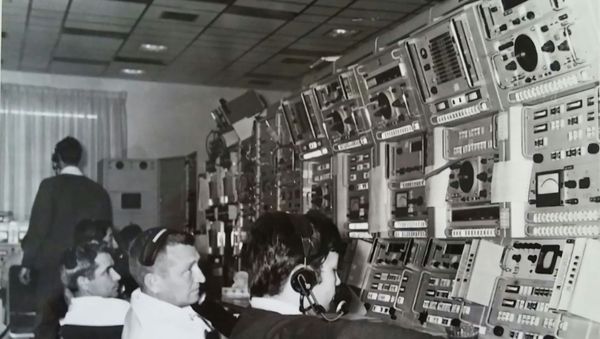 1968, Fresnedillas NASA tracking station. In the foreground: Carlos Gonzalez, the only Spaniard among the Americans - Sputnik International