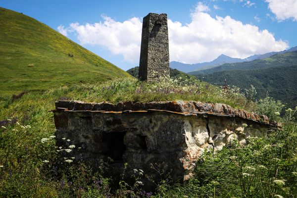 An ancient tomb on the territory of the ‘City of the Dead’ in Russia’s republic of North Ossetia An ancient tomb on the territory of the ‘City of the Dead’ in Russia’s republic of North Ossetia - Sputnik International