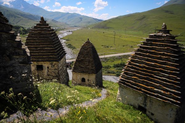Tombs in the 'City of the Dead' necropolis on the territory of the ‘City of the Dead’ in Russia’s republic of North Ossetia Tombs in the 'City of the Dead' necropolis on the territory of the ‘City of the Dead’ in Russia’s republic of North Ossetia - Sputnik International