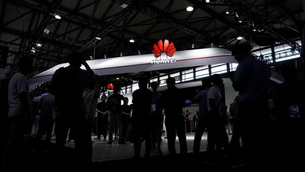 A Huawei logo is pictured at Mobile World Congress (MWC) in Shanghai, China June 28, 2019 A Huawei logo is pictured at Mobile World Congress (MWC) in Shanghai, China June 28, 2019 - Sputnik International