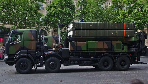 SAMP-T Mamba (Aster 30) mounted on a transporter erector launcher vehicle - Sputnik International
