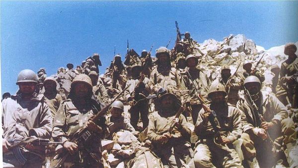 Indian soldiers in Batalik during the Kargil War - Sputnik International