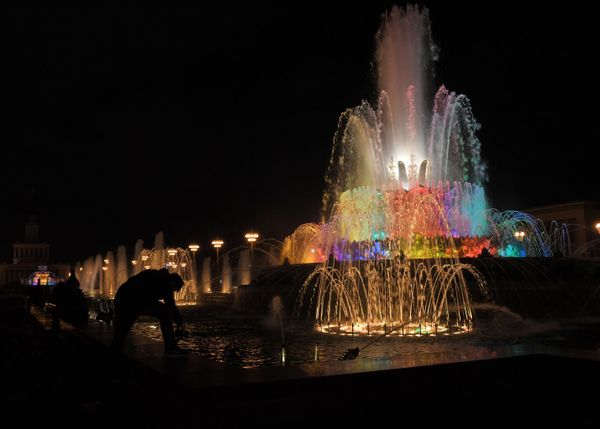 The Stone Flower Fountain at VDNKH park in Moscow. - Sputnik International