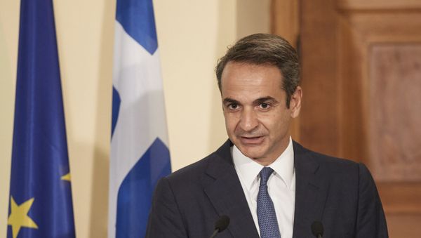 Greece's Prime Minister Kyriakos Mitsotakis - Sputnik International