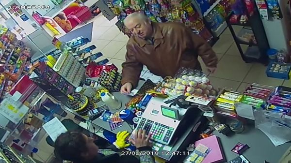 FILE - In this Feb. 27, 2018 file grab taken from CCTV video provided by ITN, former spy Sergei Skripal shops at a store in Salisbury, England FILE - In this Feb. 27, 2018 file grab taken from CCTV video provided by ITN, former spy Sergei Skripal shops at a store in Salisbury, England - Sputnik International