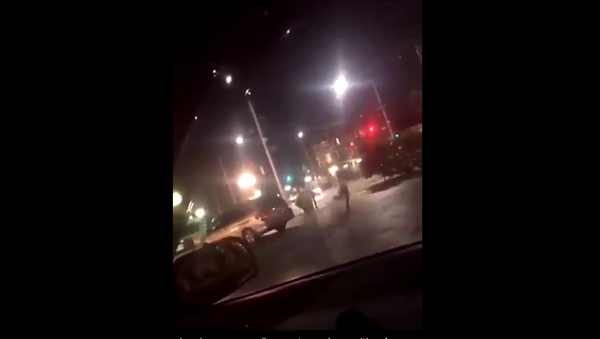 Witness Films Area Near Site of Shooting in Dayton, Ohio Witness Films Area Near Site of Shooting in Dayton, Ohio - Sputnik International