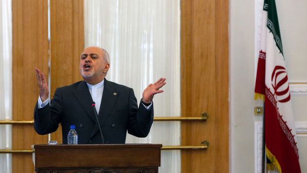 Iranian Foreign Minister Mohammad Javad Zarif speaks during a press conference in the capital Tehran, on August 5, 2019. - Sputnik International