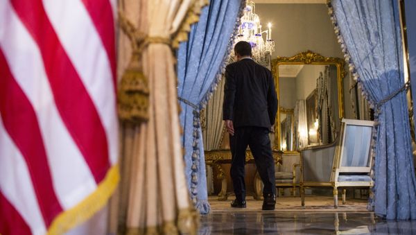 Pedro Pierluisi, sworn in as Puerto Rico’s governor last week, exits after speaking at a press conference at the government mansion La Fortaleza in San Juan, Puerto Rico, Tuesday, Aug. 6, 2019. After a sustained protest movement led to the resignation of the previous governor, the island's 3.2 million people now await the final outcome of the constitutional deadlock pitting Puerto Rico's Senate against Pierluisi. - Sputnik International