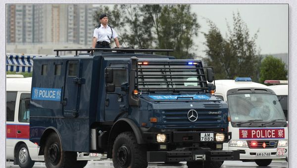 Mercedes-Benz Unimog U5000 armoured personnel carriern with special-designed for armed forces' 4WD system (made by France) / Ray Li, Facebook  - Sputnik International