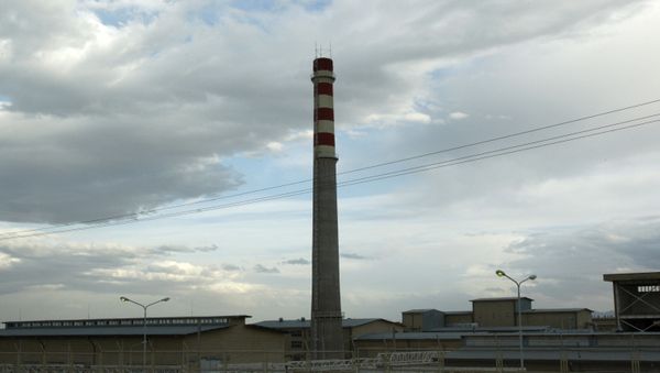In this picture taken  April 9, 2009  the  exterior view of Iran's Uranium Conversion Facility  outside the city of Isfahan, 255 miles (410 kilometers) south of the capital Tehran is photographed. Iran is lagging behind on equipping a bunker with machines enriching uranium to a grade that can be turned quickly to arm nuclear warheads and now says will produce less at the site than originally planned, diplomats tell The Associated Press.  The diplomats said that Iranian officials recently told the International Atomic Energy Agency that half of the approximately 1,000 centrifuges to be installed at the underground Fordow site will churn out uranium enriched to near 20 percent, while the rest will produce low-enriched material at around 3.5 percent. - Sputnik International