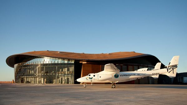 Virgin Galactic's Spaceflight System prepares for Flight at Spaceport America  - Sputnik International