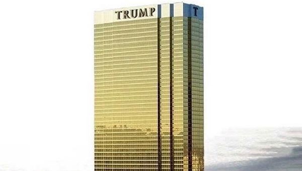 Photoshopped Gold Trump Tower - Sputnik International