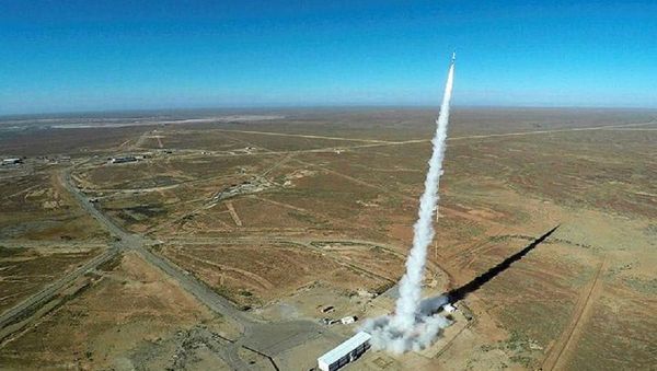 A rocket launch from RAAF Woomera, South Australia in 2017 A rocket launch from RAAF Woomera, South Australia in 2017 - Sputnik International