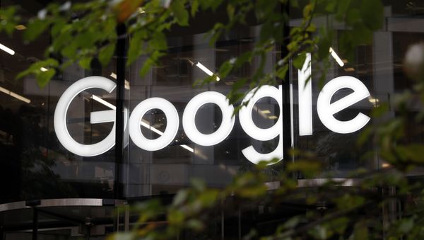 A photo of the Google logo at their offices in Granary Sqaure, London, Thursday Nov. 1, 2018. - Sputnik International