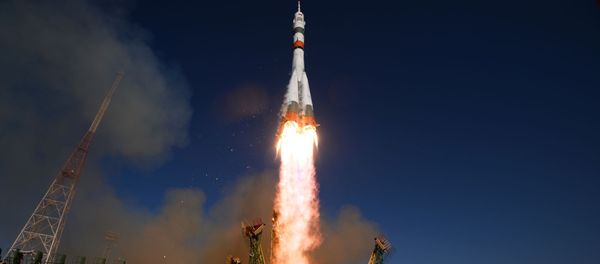 Launch of Soyuz-2.1a rocket carrier with Soyuz MS-14 spacecraft from the Baikonur spaceport Launch of Soyuz-2.1a rocket carrier with Soyuz MS-14 spacecraft from the Baikonur spaceport - Sputnik International