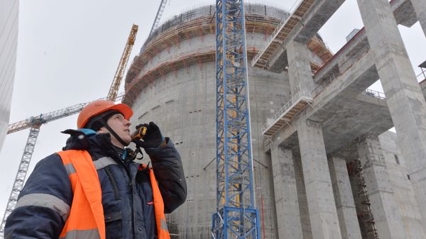 Construction of a nuclear power plant in Astravets, Grodno Region, Belarus - Sputnik International