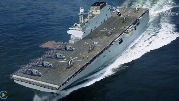 China's new Type 075 Landing Helicopter Dock (LHD) - Sputnik International