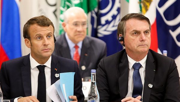 Macron and Bolsonaro - Sputnik International