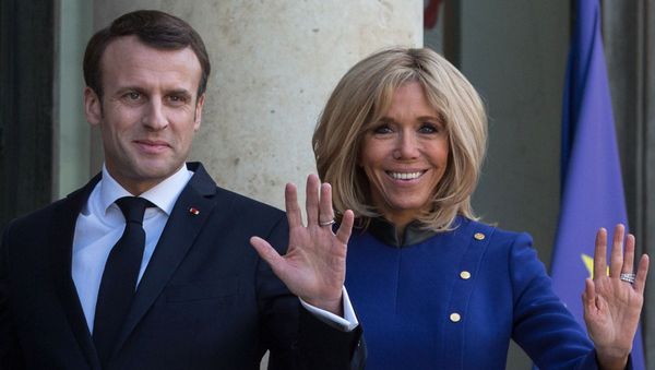 Brigitte and Emmanuel Macron meeting the leaders of China and EU - Sputnik International