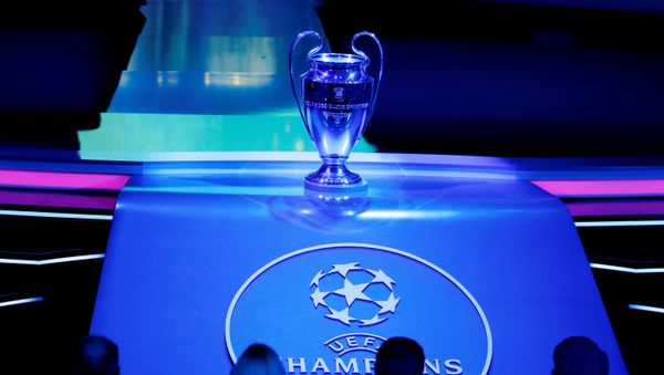 General view of the Champions League trophy on display before the Champions League Group Stage draw at Grimaldi Forum in Monaco on 29 August 2019 . - Sputnik International