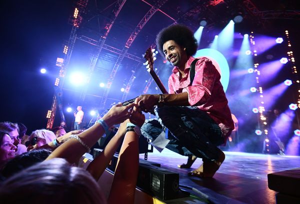 American musician Selwyn Birchwood during a performance at the 17th international Koktebel Jazz Party Festival in Crimea.  - Sputnik International