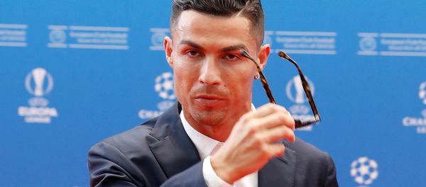 Juventus' Cristiano Ronaldo before the Champions League group stage draw at Grimaldi Forum, Monaco on 29 August 2019. Juventus' Cristiano Ronaldo before the Champions League group stage draw at Grimaldi Forum, Monaco on 29 August 2019. - Sputnik International