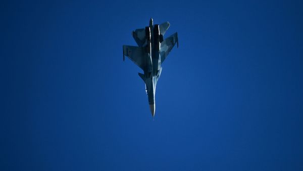 A Sukhoi Su-30SM fighter performs at the MAKS-2019 International Aviation and Space Show in Zhukovsky, outside Moscow, Russia. - Sputnik International