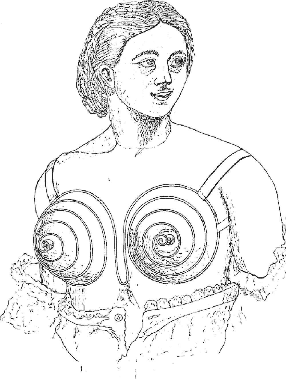 An image of a woman in a bra, 1864. An image of a woman in a bra, 1864. - Sputnik International