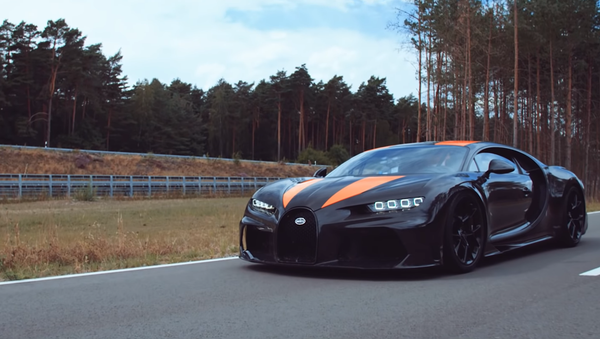 Bugatti Chiron that broke the 300 mph wall and holds the top record for speed  - Sputnik International