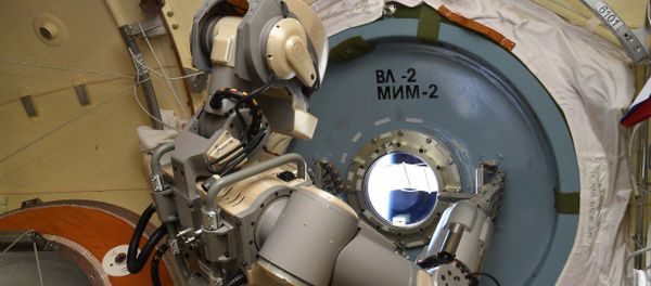 Skybot F-850 на орбите МКС Skybot F-850 на орбите МКС - Sputnik International