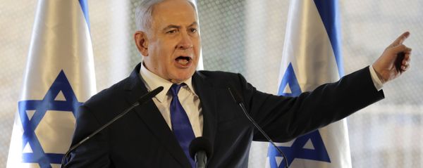 Israeli Prime Minister Benjamin Netanyahu, gestures as he speaks during a ceremony near Hebron's holiest site, known to Jews as the Tomb of the Patriarchs and to Muslims as the Ibrahimi Mosque in the Israeli controlled part of the West Bank city of Hebron, Wednesday, Sept. 4, 2019.  - Sputnik International