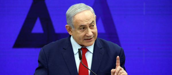 Israeli Prime Minister Benjamin Netanyahu delivers a statement in Ramat Gan, near Tel Aviv, Israel September 10, 2019. Israeli Prime Minister Benjamin Netanyahu delivers a statement in Ramat Gan, near Tel Aviv, Israel September 10, 2019. - Sputnik International