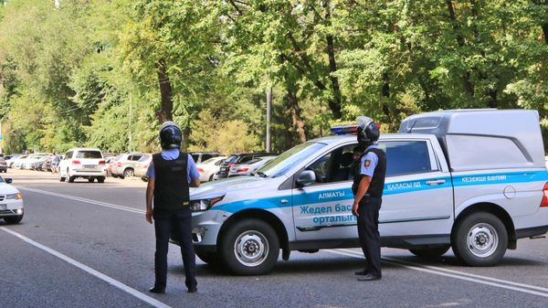 Kazakhstan Police in the city of Almaty - Sputnik International