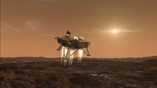 NASA's Phoenix lander makes an impression on Mars - Sputnik International