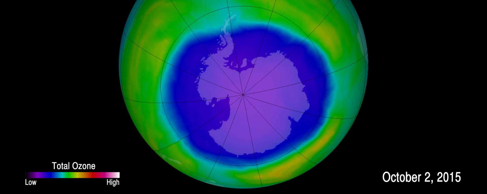 This image provided by NOAA shows the ozone hole - Sputnik International, 1920, 10.01.2023