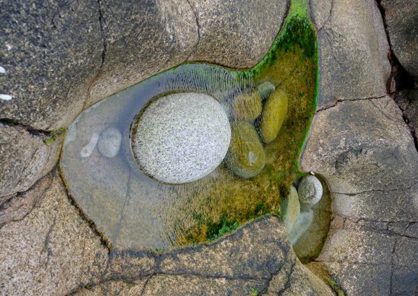 Stones on the Barents Sea coast outside Lodeinoye village in Murmansk region - Sputnik International